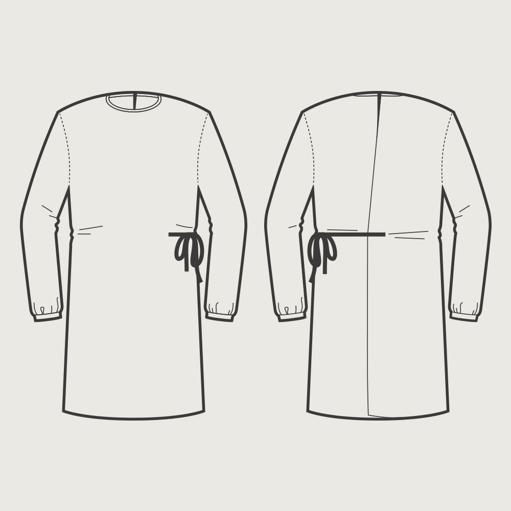 iso gowns diagram