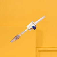 Transfer Spike, NeedleFree Cap, Single Injection Site, Luer Lock - Alternative View
